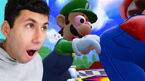Luigi Scratches Marios Butt Anand The Gamer Reacts Mario