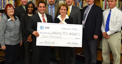 Walled Lake Schools gets $10k from AT&T Foundation