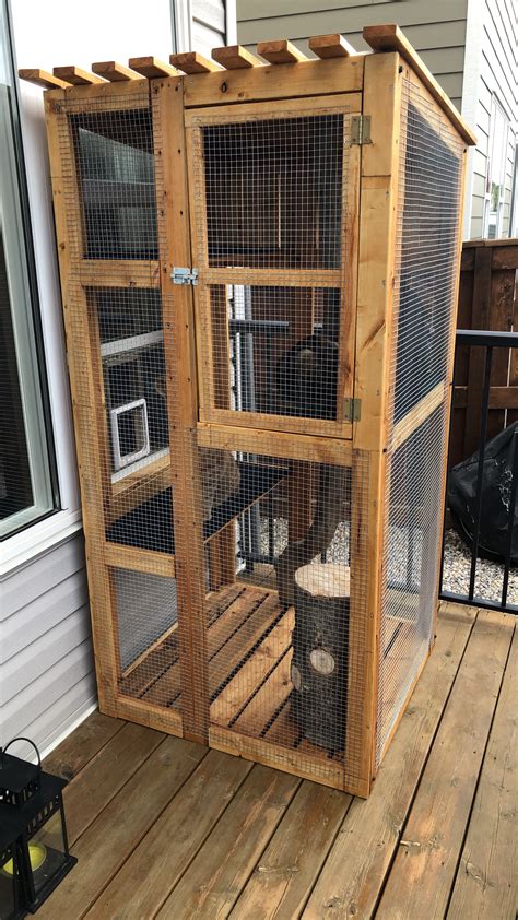 Cat Catio for outside | Diy cat enclosure, Outside cat ...