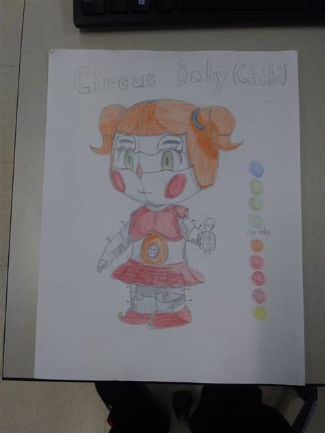 A Little Drawing Of A Chibi Circus Baby I Did A Week Ago R
