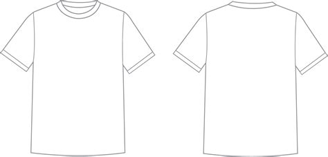 Blank T Shirt Png T Shirt Template Png Transparent T Shirt Template