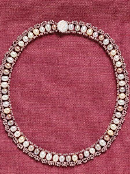 Duchess Pearl Necklace Pattern Download Beading Beading Interweave