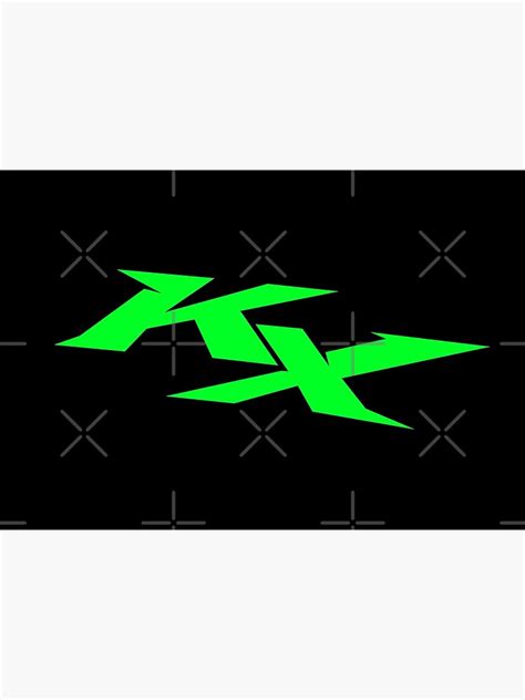 Masque Kawasaki Green Kx Logo Par Yzkdesign Redbubble