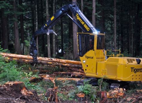 Tigercat Introduces 880D Heavy Duty Logger Wood Business