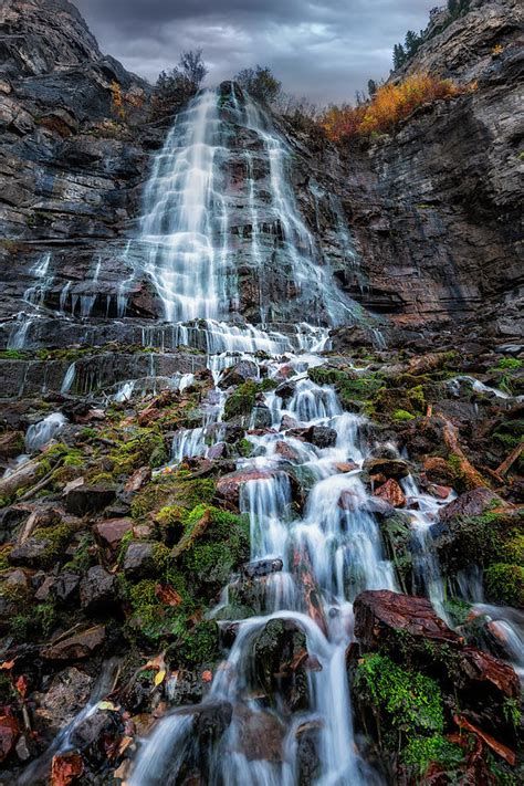 Bridal Veil Falls Utah Photograph By Michael Ash