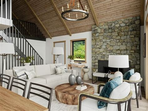 Before And After Modern Rustic Cabin Design Decorilla