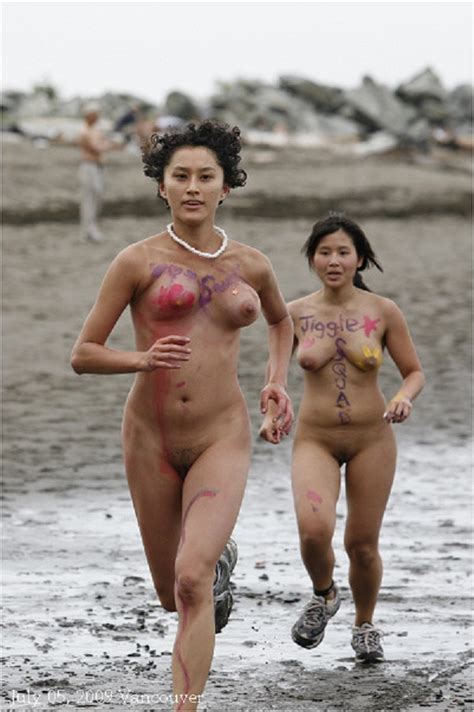 Public Nudity Project Wreck Beach Bare Buns Run Vancouver Canada