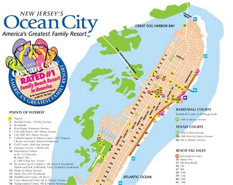 Street Map Of Ocean City Nj Map Of West