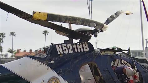 police helicopter pulled from newport harbor after fatal crash nbc los angeles