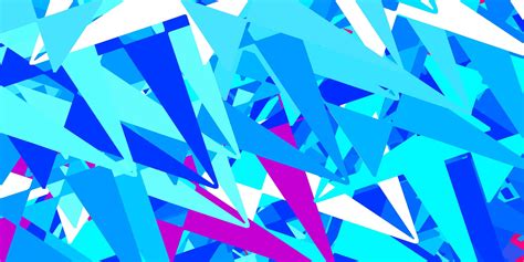 Dark Blue Vector Template With Triangle Shapes 1887229 Vector Art At