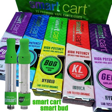 New Smart Bud Cart Organic Premium Vape Carts Cartridges Ml Glass