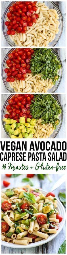 Place in a large bowl. Creamy avocado replaces cheese in this VEGAN Caprese Pasta ...