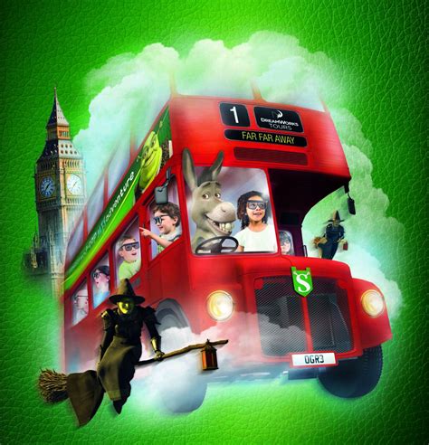 Shreks Adventure London 4d Bus Derek Monat