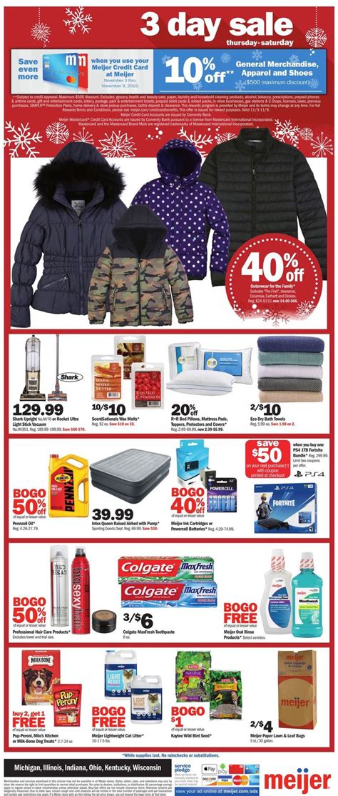 Comenity sony credit card : Meijer Current weekly ad 11/07 - 11/09/2019 2 - frequent-ads.com