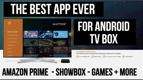 So you just got a new android phone. The Best APP for Android TV BOX - 1 Click Install - Amazon ...