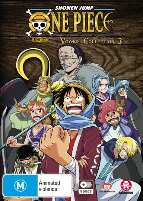 One Piece Voyage Collection 3 Episodes 104 156 DVD Madman