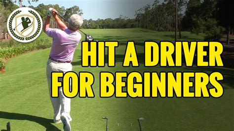 How To Hit A Golf Ball With Driver For Beginners Youtube
