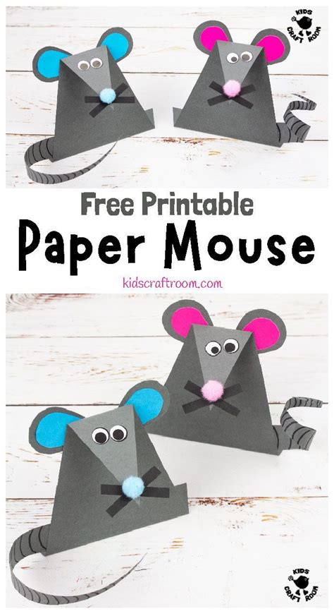 Easy Paper Mouse Craft Mouse Crafts Crafts For Kids Kids Craft Room