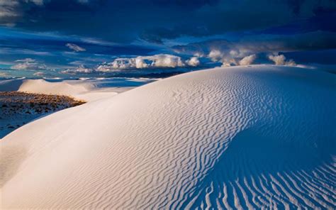 Download Wallpapers Gypsum Dunes White Sands National