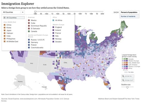 200 Year Map Of Us Immigration Map