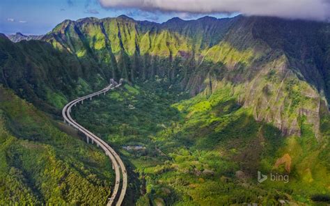 夏威夷的瓦胡岛州际岛 2016 Bing 必应桌面壁纸预览