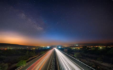 Interstate Night Highway S Hd Wallpaper Peakpx
