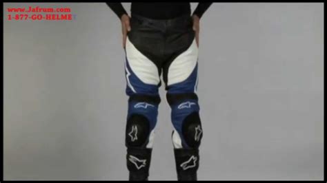 Alpinestars track leather pants black size euro 50/us 34. Alpinestars Track Pants Features Overview - Jafrum.com ...