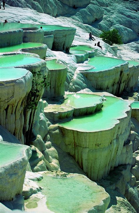 Natural Rock Pools Pamukkale Turkey