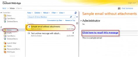 Recalling a message can take up to two minutes to process and will only be successful if the following conditions are met: Recall Messages - Outlook Web Access (OWA)