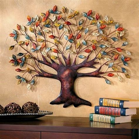Metal wall decor family tree. Tree of Life Metal Artistic Connecting Family Wall Hanging Sculpture Art Decor | eBay