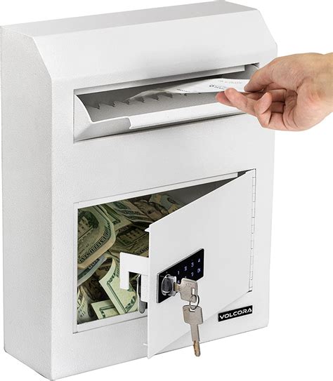 Key Drop Box Safe Boxes With Lock For Business Money Cash Drop Slot