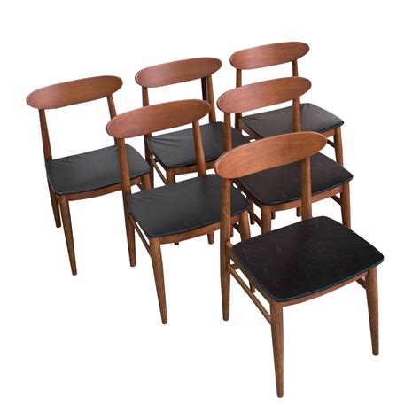 To ensure that there is a reduction in the environmental impact of teak. Set of 6 Danish teak dining chairs made in the 1960s • Mid ...