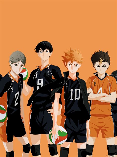 Haikyuu Karasuno Team 4k Wallpaper Download