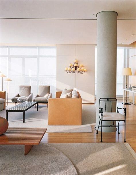 Ad 100 Shelton Mindel Associates Column Design Interior Living Room
