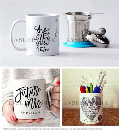 Personalized Custom Phototextname Printed Ceramic Premium Coffe Cup