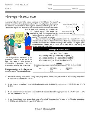 For a single atom, atomic mass is the sum of the protons and neutrons. Fillable float definition - Edit, Print & Download ...