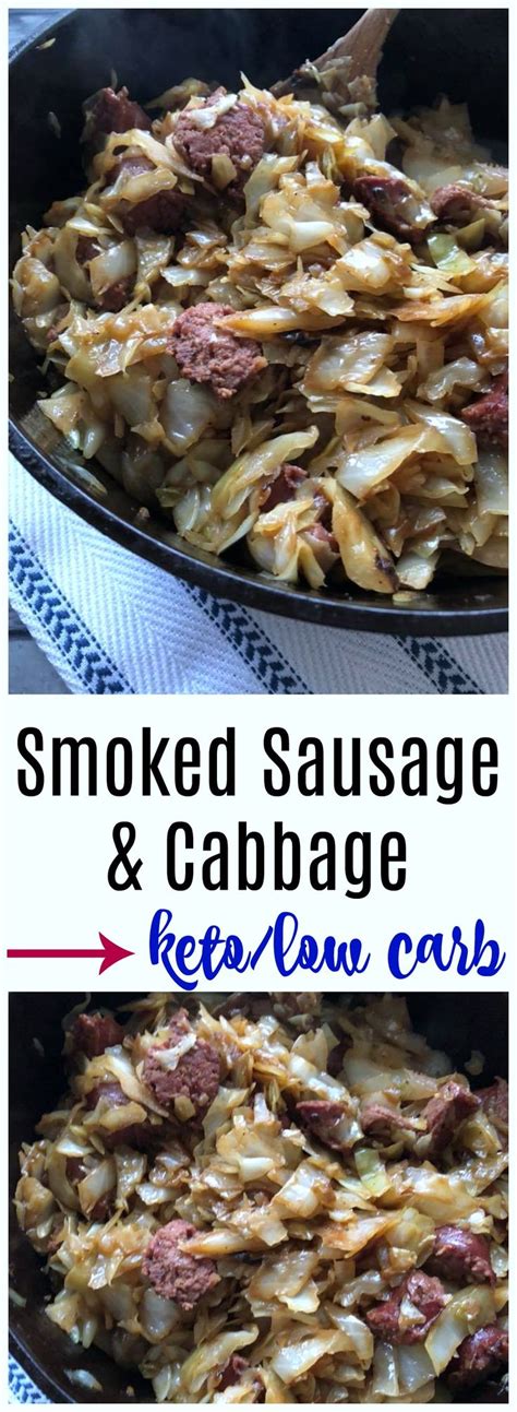 In an american supermarket for example, smoked sausage is often basically the same thing as polish sausage or kielbasa but with less (and different) seasonings. Keto/Low Carb Smoked Sausage & Cabbage One Skillet Meal ...