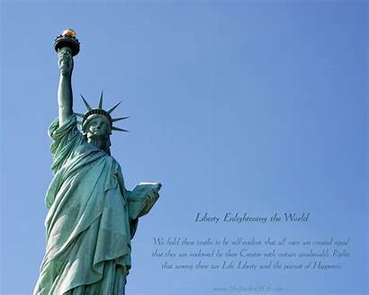 Liberty Statue Wallpapers Quotes Truth Desktop Quote