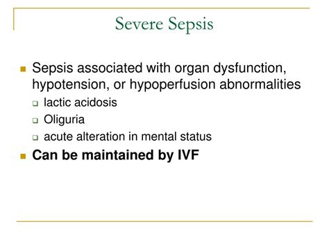 PPT SIRS Sepsis Severe Sepsis Septic Shock And MOF PowerPoint Presentation ID