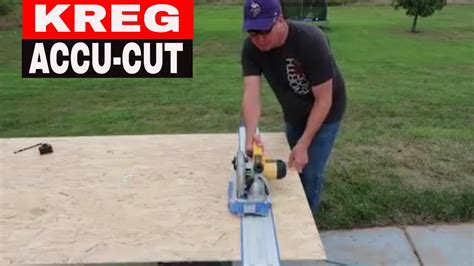 Kreg Accu Cut Circular Saw Guide Tool Review Tuesday Youtube
