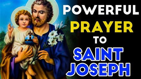 💙powerful Prayer To Saint Joseph For Protection Employment And Healing