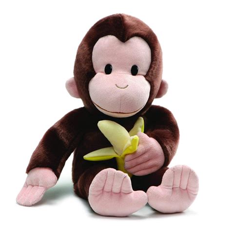 Gund Curious George With Banana Plush Stuffed Animal 20” 4061282