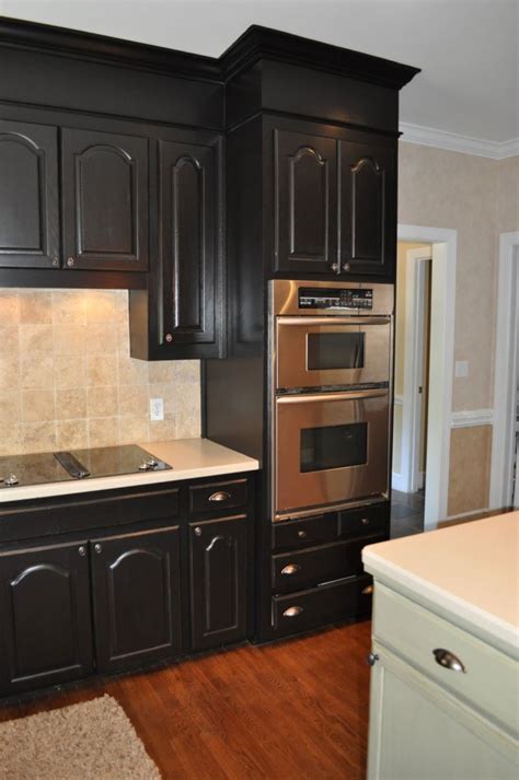 Diy painted red cabinets in the kitchen red kitchen cabinets. Black Kitchen Cabinets