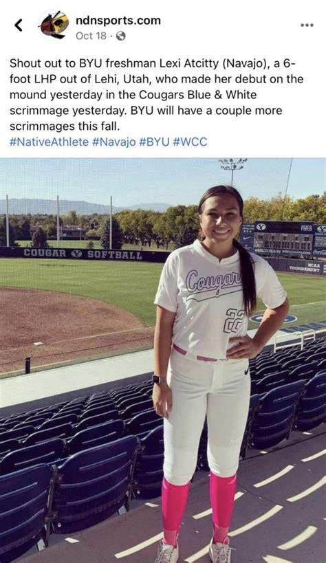Freshman Lexi Atcitty Ready To Represent Navajo Nation For Byu Softball