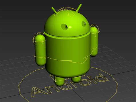 Android Robot Rig 3d Model 3ds Max Files Free Download Modeling 41962