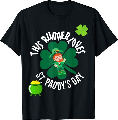 Runner St Patricks Day T Shirt Leprechaun Running Gear Green Clothing