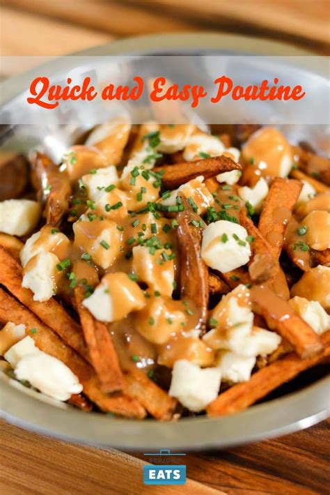 Quick And Easy Poutine Recipe Recipes Food Eat Food