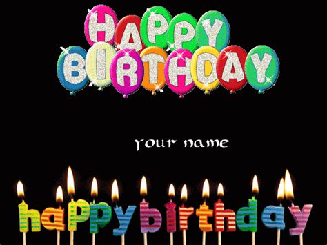 Happy Birthday Animation Pic With Name Happy Birthday  Images