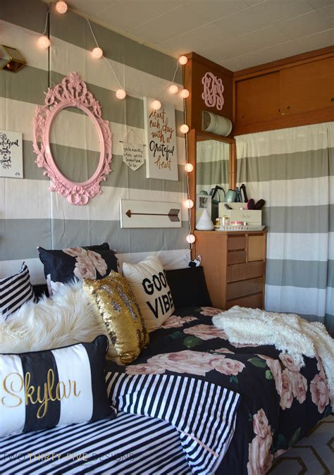 Texas Tech Chitwood Dorm Room Makeover Two Thirty Five Designs