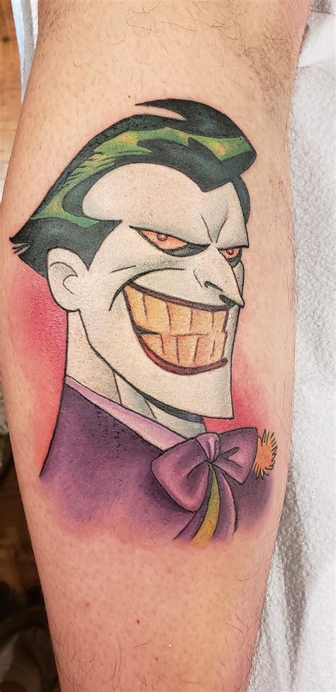 Animated Series Joker By Tim Harris At Hope Gallery Tattoo East Haven